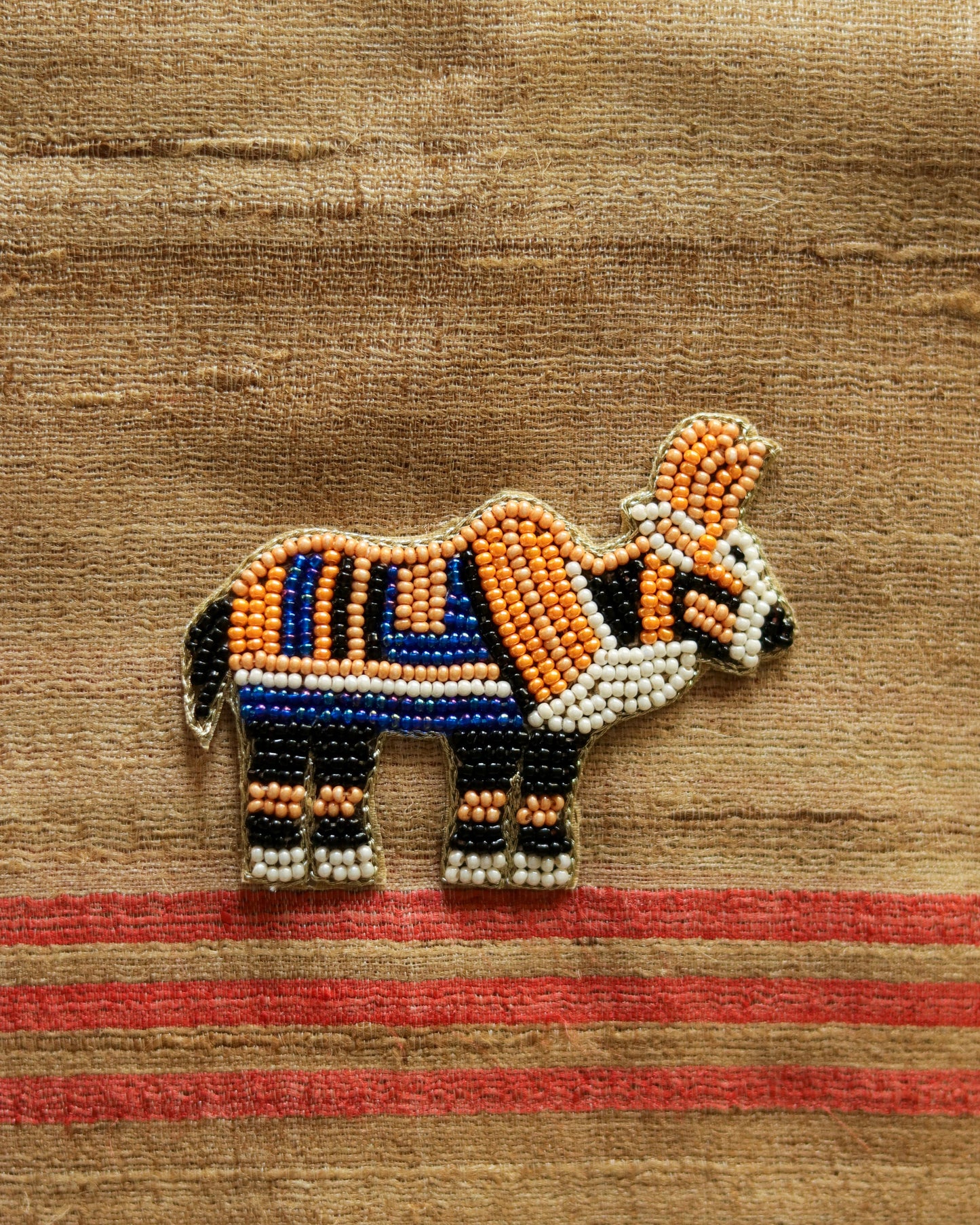 Multicolour Bull Cow Beaded Patch,Handmade embroidered applique,Colouful Bullock Patch,Animal patch,Denim Patch,Sew on applique,DIY Patch