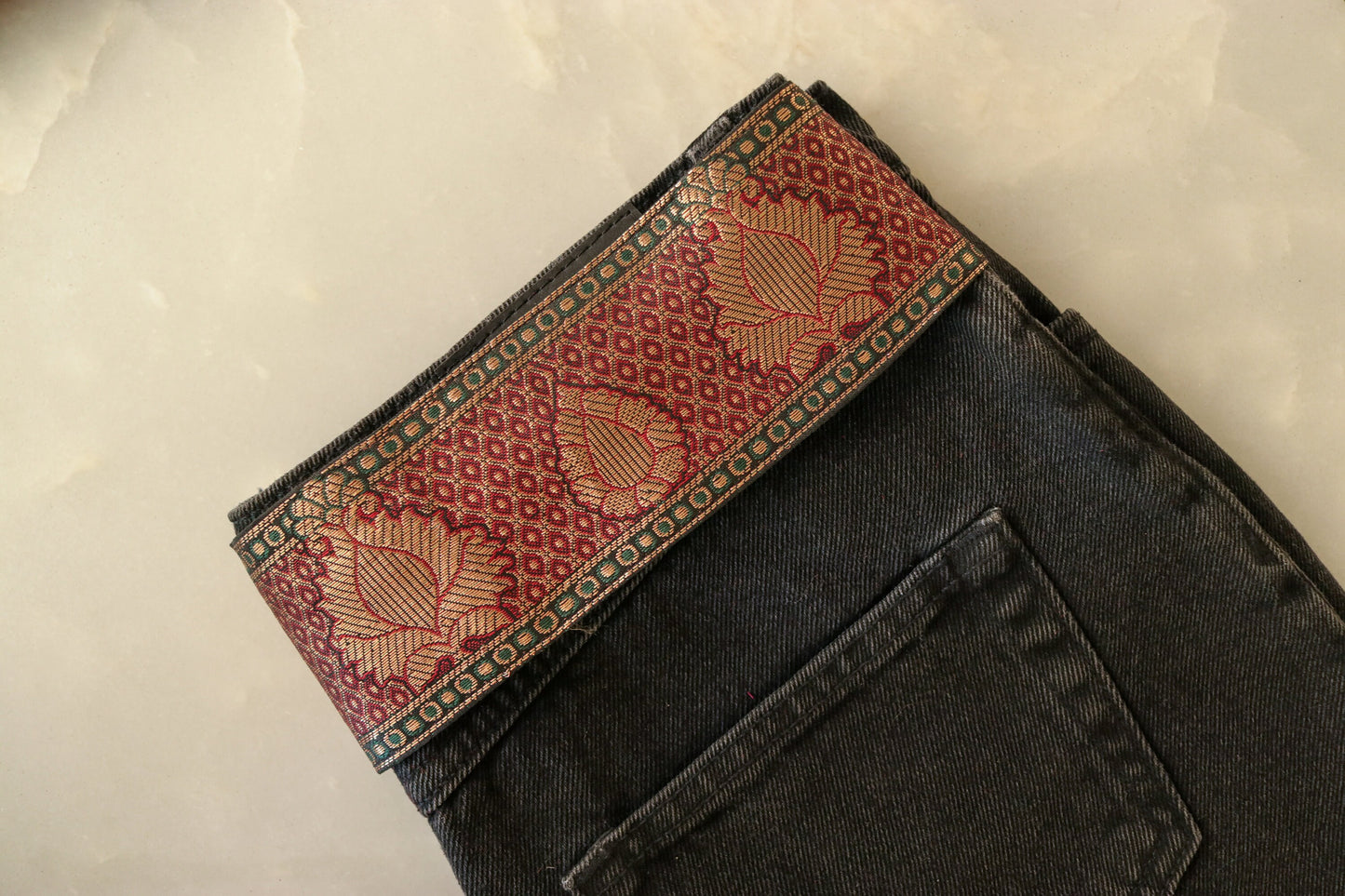 Red Gold Floral Banarasi Trim,Brocade Border,Indian Brocade Lace,Red Gold Floral Paisley Trim,Vintage Trim,Banarasi Saree Border,Price/mtr