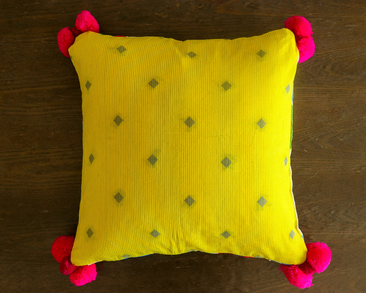 Turbanator – Kitschy Boho Cushion Cover,Quirky Handmade Cushion Cover,Turban Print Sham,Quirky Home Décor,Indian Home Décor,Price/pc