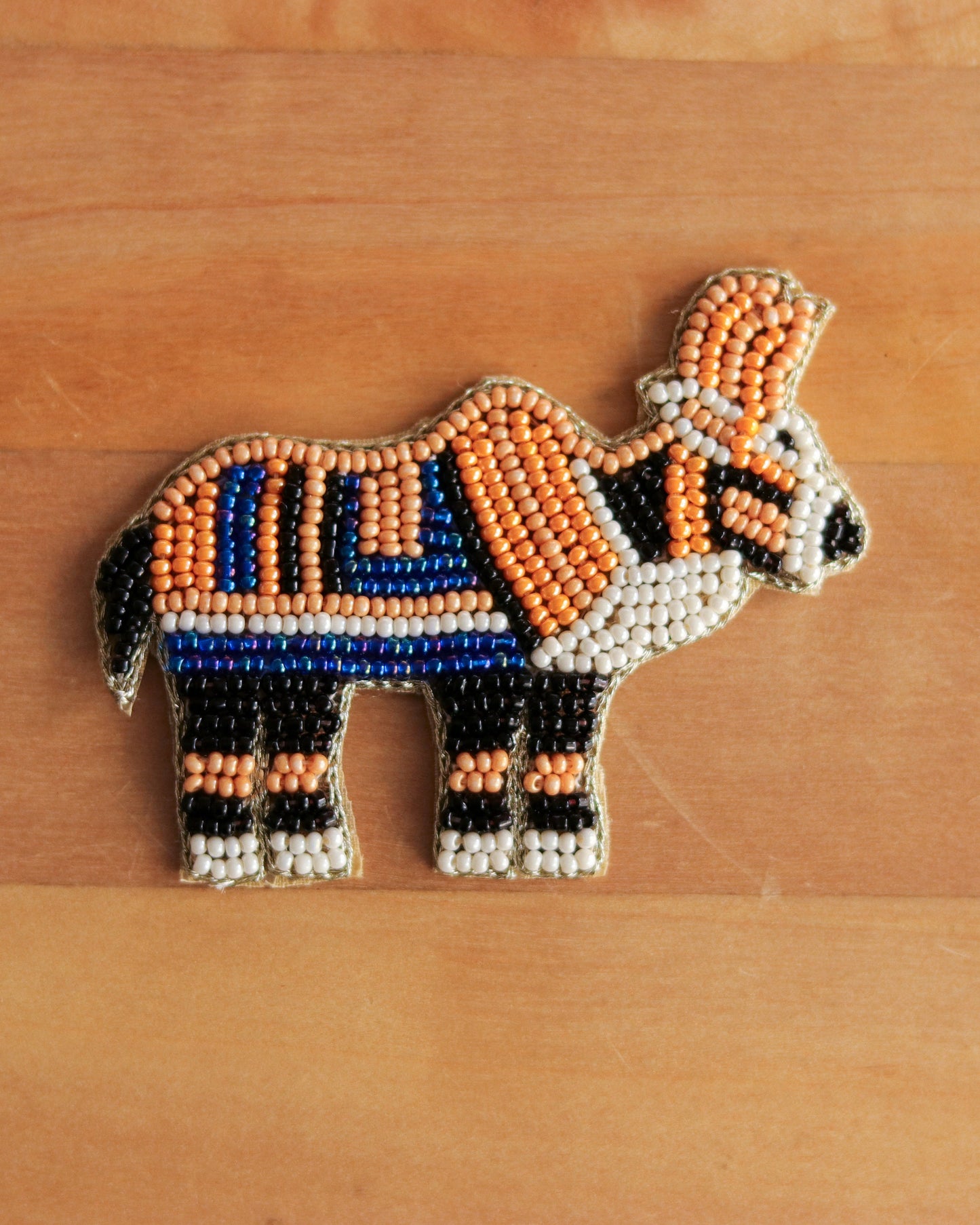 Multicolour Bull Cow Beaded Patch,Handmade embroidered applique,Colouful Bullock Patch,Animal patch,Denim Patch,Sew on applique,DIY Patch