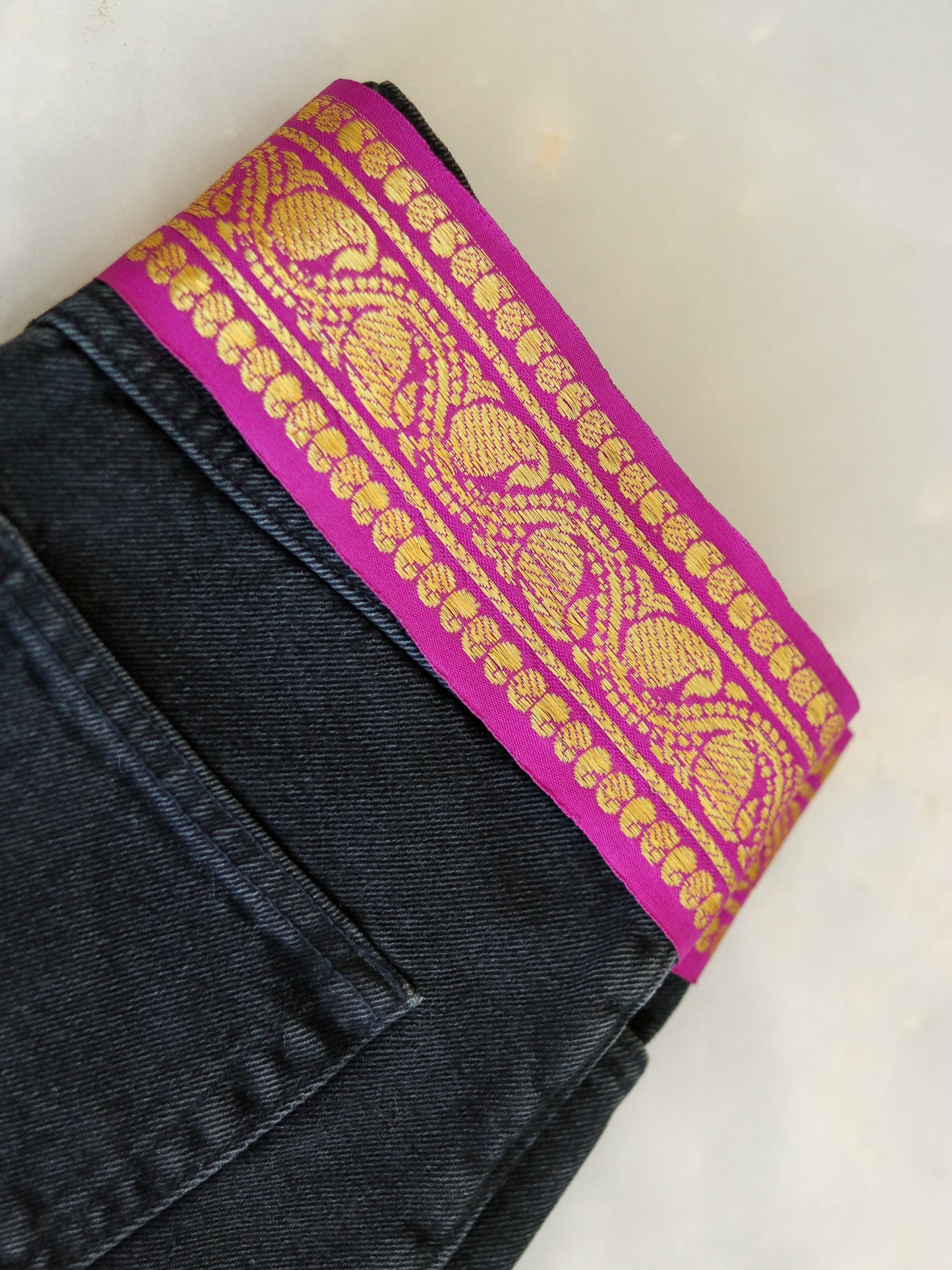 Pink Gold Paisley Brocade Trim,Pink Paisley Border,Pink Paisley Lace,Pink Gold Trim,Pink Brocade Border,Saree Border,Indian Trim,Price/mtr