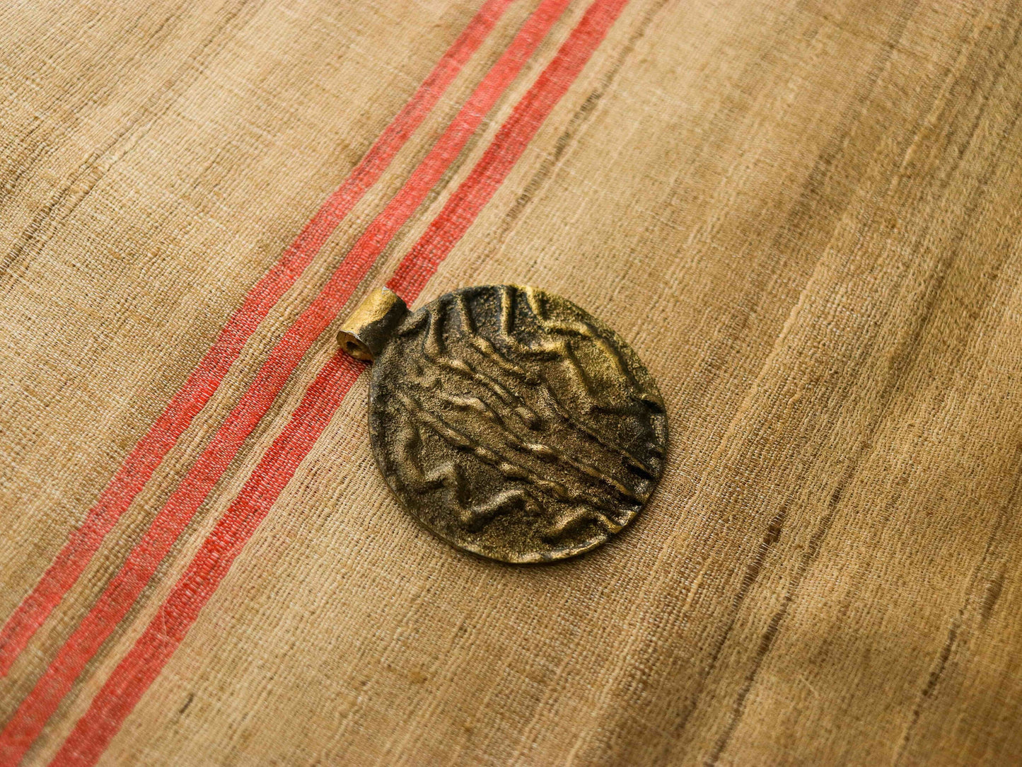 Old Gold Tribal Metal Charm,Boho Harappan Style Vintage Look Charm,Old Gold Pendan,Indian Jewellery Charm Pendant