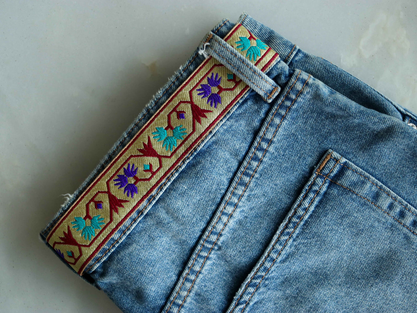 Purple Gold Floral Banarasi Trim,Brocade Border,Indian Brocade Lace,Banarasi Saree Border,Golden Bridal Trim,Price/mtr