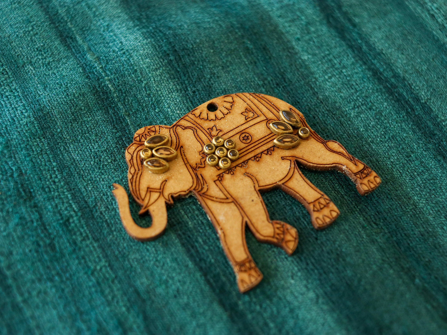 Wooden Elephant Cutwork Buttons,Beige Elephant Animal Charms,Sherwani Button,Boho Quirky Animal Shape Buttons