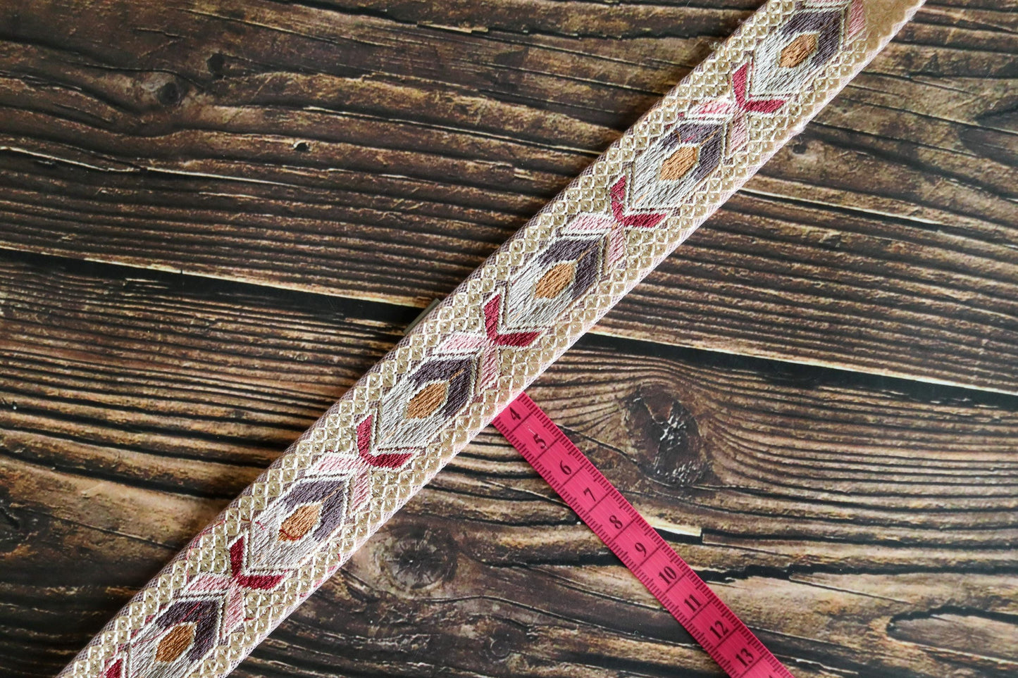 Pastel Net Colourful Embroidered Trim, Pink Grey Border, Geometric Lace, Bridal Designer Indian Fabric Saree Border, インド刺繍リボン, Price/mtr